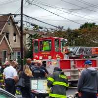 <p>Firefighters went to an exterior defensive attack after venting the roof of the Harrison Street home on Wednesday, Oct. 5.</p>