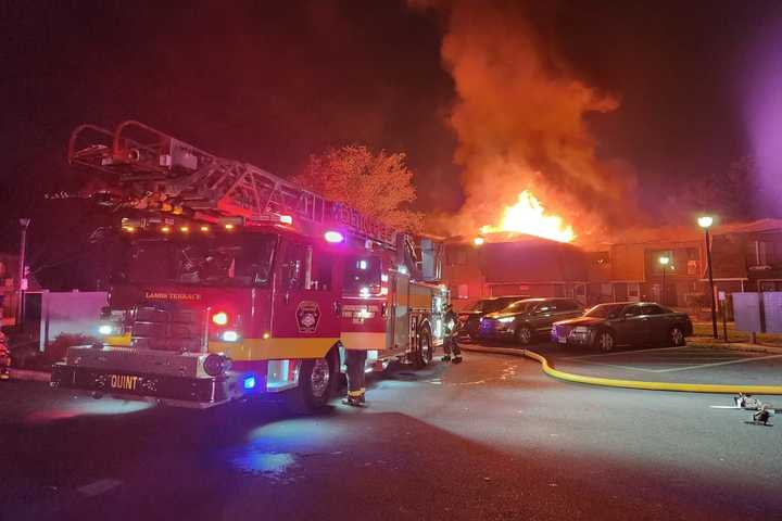 Massive Fire Races Through Camden County Apartments Displacing Nine Families