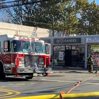 <p>The fire broke out in the kitchen and extended to the cockloft of Mi Flor Latin Cafe on Kinderkamack Road across from Kingsberry Avenue shortly before 9:30 a.m. Saturday, Oct. 22.</p>