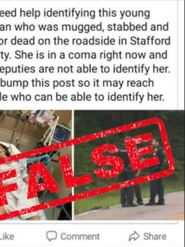 Stafford County Sheriff Issues Alert About Phony Murder Investigation Making Rounds Online