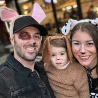 <p>Jillian Breslin with her husband James and daughter Emilia.
  
</p>