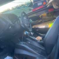 <p>The car landed under a rollback truck in Joppa</p>