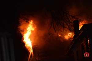 2-Alarm Fire Demolishes Apartment Building In Downtown Methuen (PHOTOS)