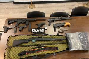 Three Busted With Cache Of Weapons, Ammo, Drugs In Anne Arundel County, Police Say