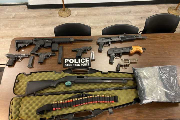 Three Busted With Cache Of Weapons, Ammo, Drugs In Anne Arundel County, Police Say