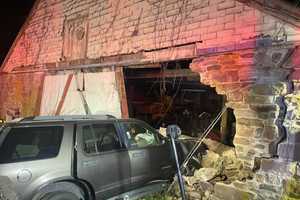 Driver Hospitalized After Vehicle Plows Into Hunterdon County Barn