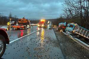 UPDATE: Northbound Route 287 Closed At Route 208 After Major Heavy Equipment Mishap