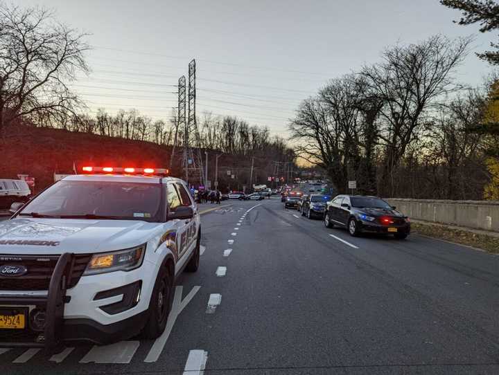 A part of Tuckahoe Road in Yonkers is closed due to a police investigation.