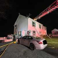 <p>The Winfield Volunteer Fire Company responded to the fire on Woodbine Road.</p>