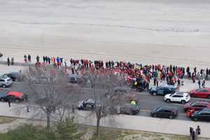 Soccer Fans Shut Down Route 1 In Revere For Morocco's Historic World Cup Win