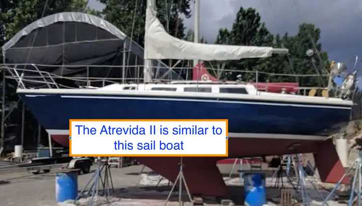 Atrevida II looks similar to this sailboat.