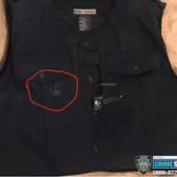 <p>The bullet-proof vest that saved an NYPD officer from Orange County.</p>