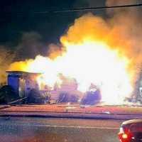 <p>It was a frightening scene when the Ramapo Valley Road home in Pompton Lakes exploded overnight Saturday, Jan. 14.</p>