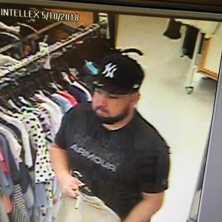 Police in Wallkill released photos of a suspect implicated in an alleged larceny.