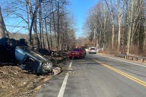 Person Hospitalized After Rollover Crash In Region