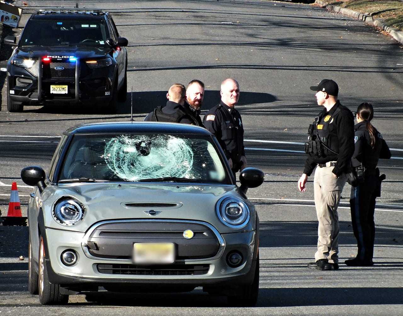 14 Year Old Bicyclist Shatters Mini Cooper Windshield In Glen Rock