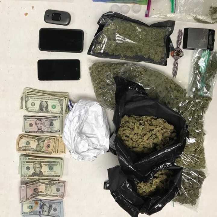 Drugs and cash seized from Trevon Terry Coleman.