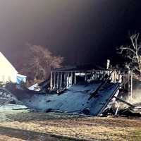 <p>Aftermath of the fire on Ramapo Avenue off the corner of Riverdale Place in Pompton Lakes.</p>