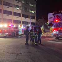 <p>Firefighters respond to a malfunctioning electric fireplace at the Sky View Rehabilitation &amp; Health Care in Croton-on-Hudson.</p>