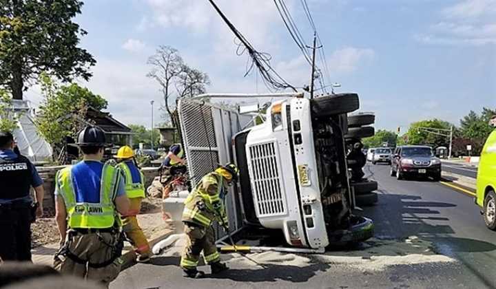 A hazardous materials response unit also was summoned to attend to a diesel fuel spill.