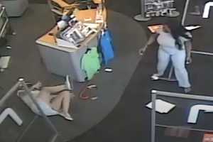 WATCH: Staples Customer Thrown Down, Leg Broken, By Woman Who Refuses To Wear Mask