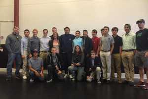 North Rockland Hockey Players Meet Ranger Henrik Lundqvist On Sweden Trip