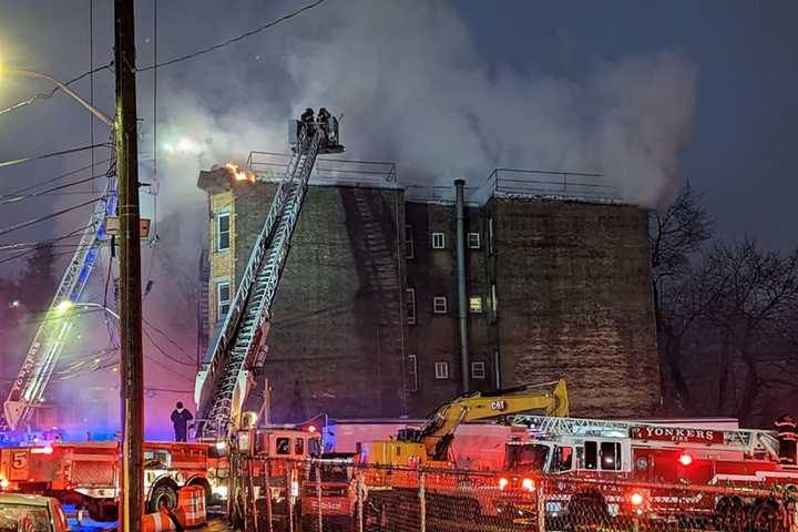 2 Hospitalized After Fast-Moving Apartment Fire Breaks Out In Yonkers: Developing