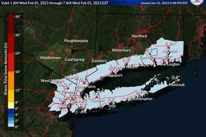 These Areas Could See Light Snow Accumulation Overnight