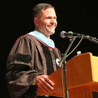 <p>Dutchess County Executive Marc Molinaro speaks at Thursday&#x27;s commencement ceremony for Dutchess Community College graduates.</p>