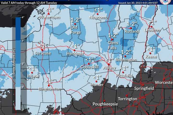 Accumulating Snow Possible In Parts Of Northeast From Quick-Moving System