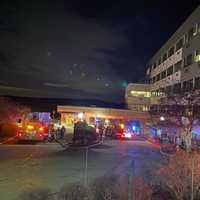 <p>Firefighters respond to a malfunctioning electric fireplace at the Sky View Rehabilitation &amp; Health Care in Croton-on-Hudson.</p>