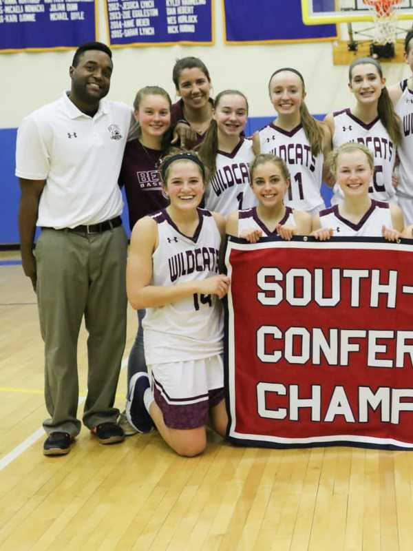 Bethel Girls Celebrate First Conference Basketball Title