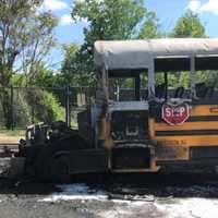 <p>The front of the bus was gone.</p>