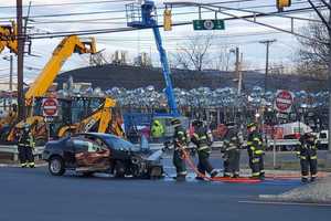 Vehicle In Route 17 Crash Bursts Into Flames