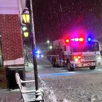 <p>Snow fell as responders answered the call at Pizzeria Mandara in the Boulder Run shopping center, 319 Franklin Ave, Wyckoff.</p>