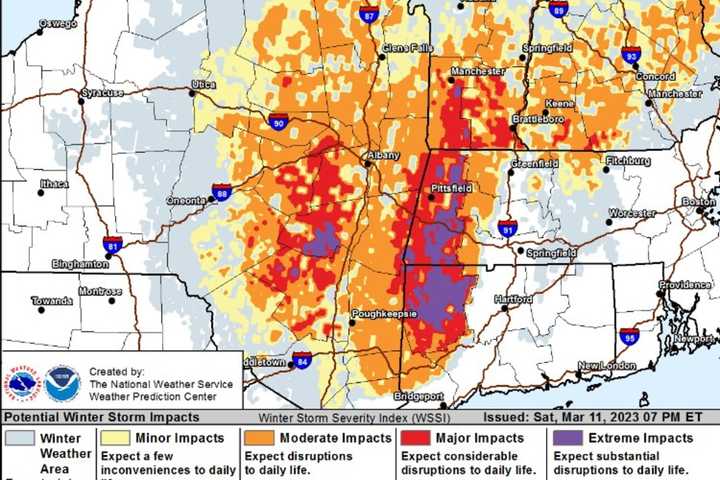 Storm Watch: These Areas Expected To See Extreme, Major Impacts From Nor'easter