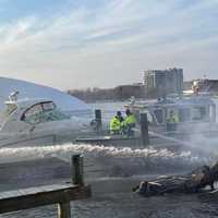 <p>Marine units from multiple nearby communities were called to assist.</p>