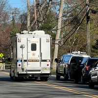 <p>The Bergen County prosecutor&#x27;s fatal accident investigators and the county sheriff&#x27;s forensics unit joined Closter police at the scene of the pedestrian hit-and-run crash on Durie Avenue on Sunday, March 26.</p>