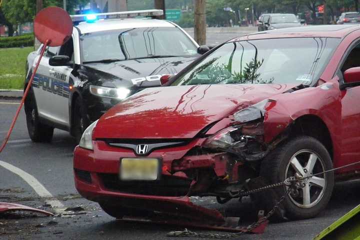 Driver Hospitalized After Car Goes Into Paramus Utility Pole