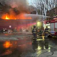 <p>Pickle King building at 220 Ellison Street in Paterson early Saturday, March 25.</p>