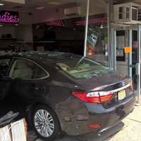 <p>The sedan slammed through the front of Zadies Kosher Bake Shop in Fair Lawn.</p>