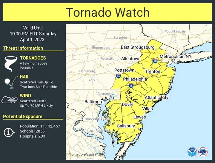 Tornado watch April 1.