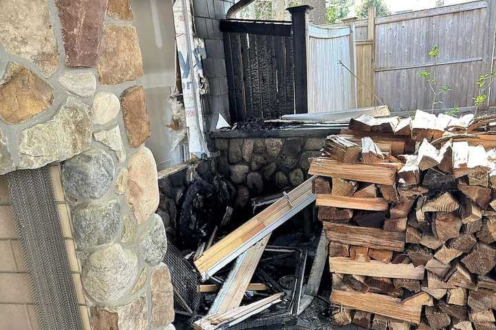 Discarded Fire Pit Embers Blamed For Glen Rock Garage Fire