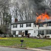 <p>A kitchen candle ignited the fire on Cheryll Lane in Old Tappan around 1:30 p.m. Friday, April 7.</p>