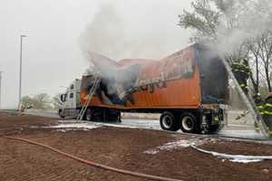 Truck Fire Snarls Traffic In Union Township