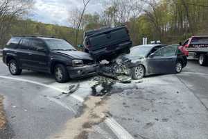 3-Car Crash Shuts Down Busy Road In Mahopac