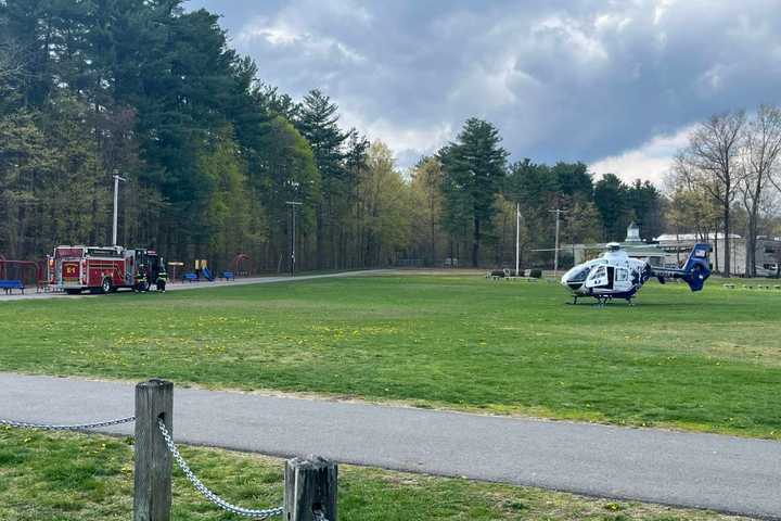 Car Flipped On Side From Head-On Crash In Pepperell: Fire Officials