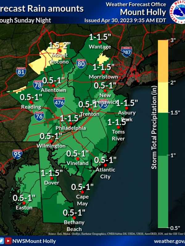 When Will The Rain Stop? Flood Watch Issued Across Region