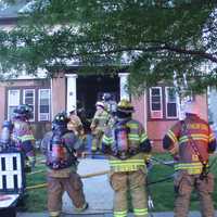 <p>No one was reported injured in the fire, which broke out in the two-story, two family house on Springfield Avenue in Rutherford shortly before 7:30 p.m. Tuesday, May 9.</p>