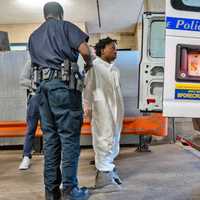 <p>The teen being booked in Baltimore.</p>